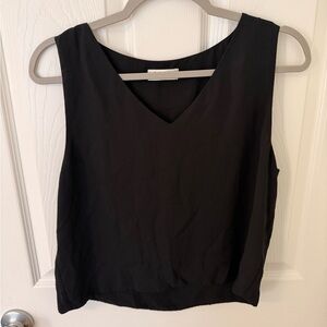 Aritzia/Babaton - Black V Neck tank / Medium